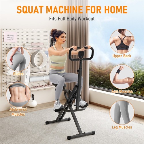 Squat rowing machine - rowing,
